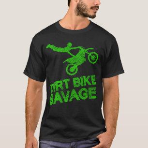 Camiseta Crianças de bicicleta motocross - angustiado Juven