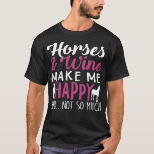 Camiseta Crianças de corridas de cavalos e cavalos
