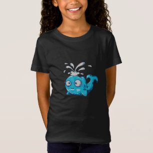 Camiseta Crianças de criação de animais marinhos, de grão-b