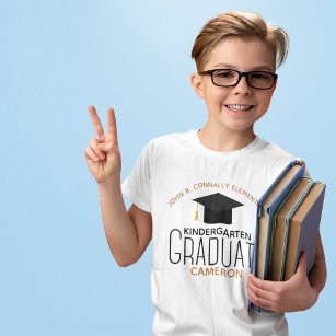Camiseta Crianças de Graduação Personalizadas do Formando d