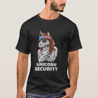 Camiseta Crianças De Halloween De Segurança Do Unicórnio Ou