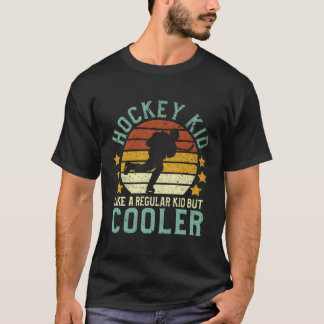 Camiseta Crianças de hóquei Engraçadas Jogador de Hóquei no