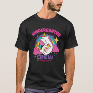 Camiseta Crianças de Jardim de Infância Meninas Unicórnio M