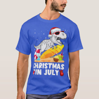 Camiseta Crianças De Natal Em Julho Meninos Toddler T Re Di