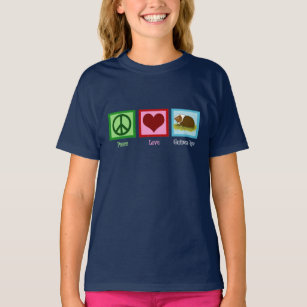 Camiseta Crianças de porcos da Peace Love Guiné