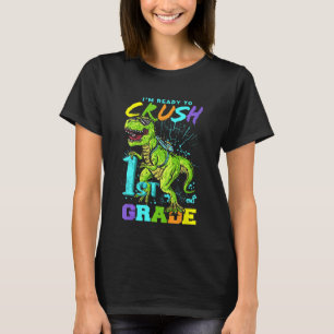 Camiseta Crianças de primeira classe Rex Tee Estou pronto p