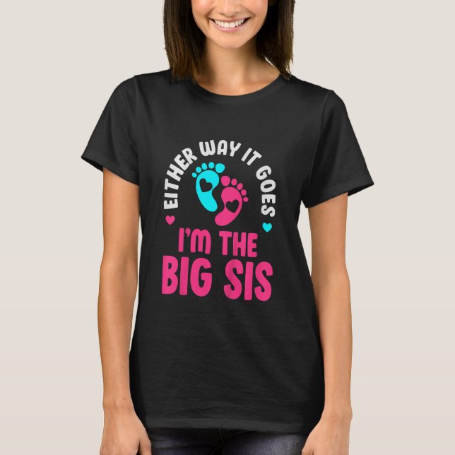 Camiseta Crianças, de qualquer forma, eu sou o maior mano. (Frente)