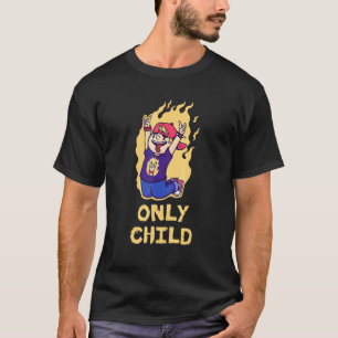 Camiseta Crianças de Rock And Roll Para Filhos Únicos