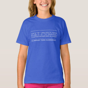Camiseta Crianças de treino escrevendo Meninas Camisa-T