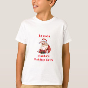 Camiseta Crianças De Tripulação De Cookie De Natal