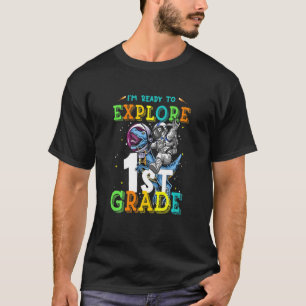 Camiseta Crianças De Volta À Escola Prontas Para Explorar O