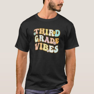 Camiseta Crianças De Volta À Escola Víblias De Terceiro Gra