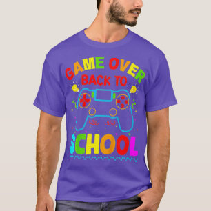 Camiseta Crianças De Volta Ao Jogo Engraçado Da Escola Sobr