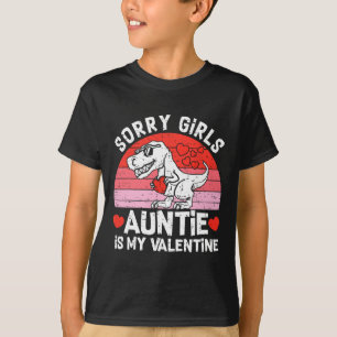 Camiseta Crianças Desculpem Meninas Tia É Meu Namorados Tod
