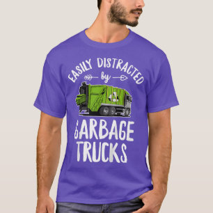 Camiseta Crianças Design de lixo para um caminhão de lixo a