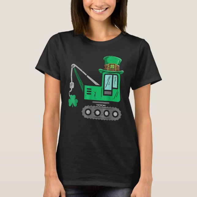 Camiseta Crianças, Dia de São Patrício, Construção De Camin (Frente)
