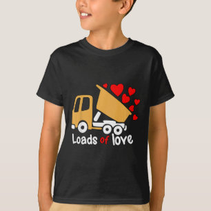 Camiseta Crianças Dias de os namorados De Carrinhos De Carr