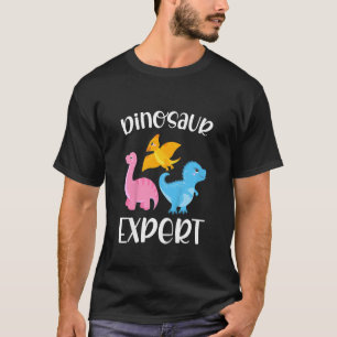 Camiseta Crianças Dino Cute Dinossaur Girl Dinossauros Espe