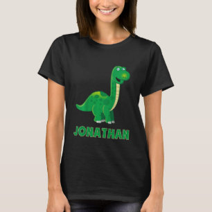 Camiseta Crianças Dino nome de dinossauro Jonathan