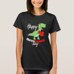 Camiseta Crianças Dinossauras Mamães Feliz Dia de as mães d