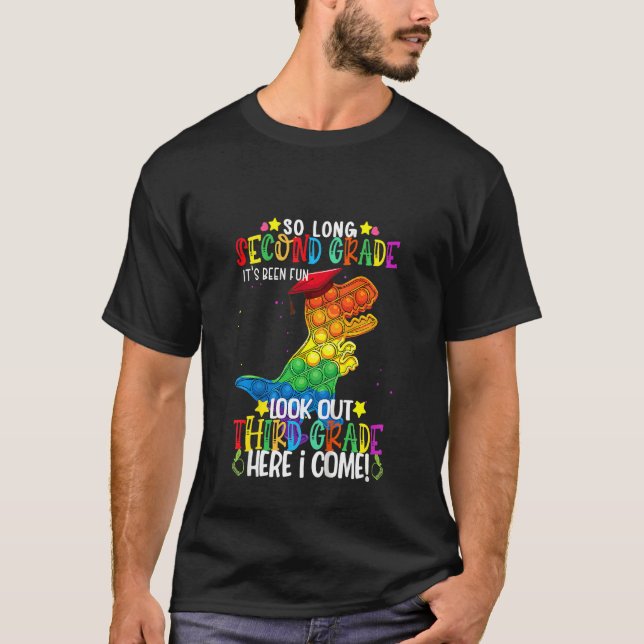 Camiseta Crianças Dinossauras Pintão Tão Longo segundo Grau (Frente)