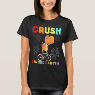 Camiseta Crianças Dinossauro Estou Pronto Para Esmagar A Bi