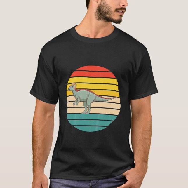 Camiseta Crianças Dinossauro Paquicefalossauro (Frente)