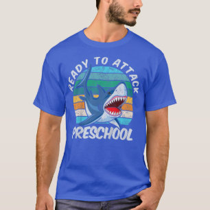 Camiseta Crianças Divertidas Prontas Para Atacar O Presente