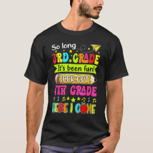 Camiseta Crianças do 3º ano do 4º ano aqui eu venho em terc