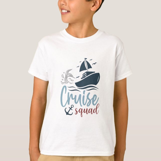 Camiseta Crianças do Cruise Squad (Frente)
