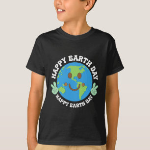 Camiseta Crianças do Dia da Terra Garotos Garotos Bonitos P