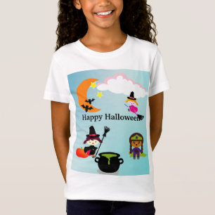 Camiseta Crianças do Dia das Bruxas