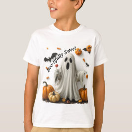 Camiseta Crianças do Dia das Bruxas Boo-Tão Doce