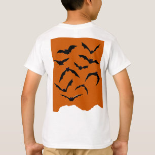 Camiseta Crianças do Dia das Bruxas Felizes, Modernas e Neg