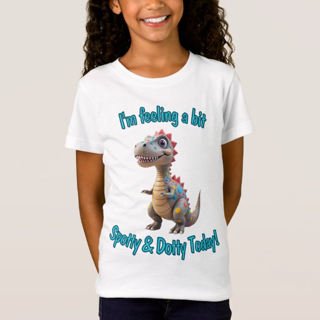 Camiseta Crianças do Dia dos Dinos Spott (Frente)