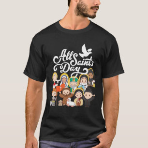 Camiseta Crianças do dia todo Rua católica Francis Therese 
