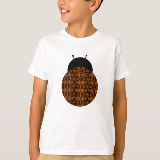 Camiseta Crianças do Grafismo Senhora da Ladybug do Céu Pês