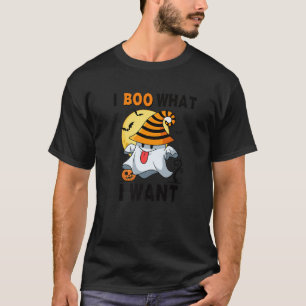 Camiseta Crianças do Halloween Fantasmas bonitos Pumpkin En
