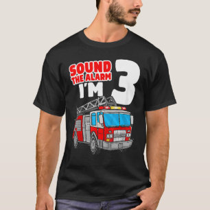 Camiseta Crianças Do Ire Truck, 3 Anos, Bombeiro, 3.º Anive
