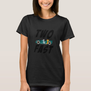 Camiseta Crianças Dois Rapazes segundos aniversários De Cor