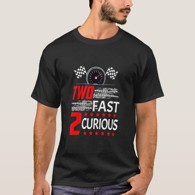 Camiseta Crianças Dois Rápidos Dois Curiosos segundos anive (Frente)