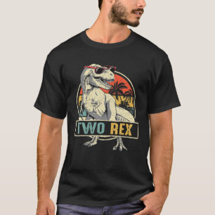 Camiseta Crianças Dois segundos aniversários Rex Segundo Di