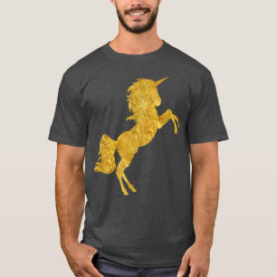 Camiseta Crianças Douradas do Unicorn Gift Girls