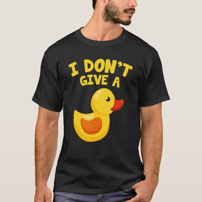 Camiseta Crianças Duck Eu não dou um pato (Frente)