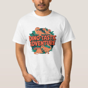 Camiseta Crianças e Adultos Adoram Essas T-Shirts Dino-Trit