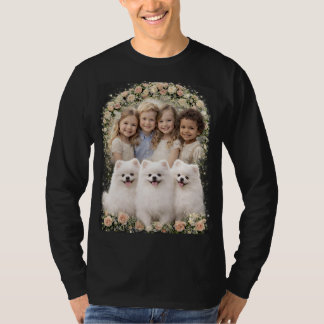 Camiseta crianças e cães são amigos para sempre