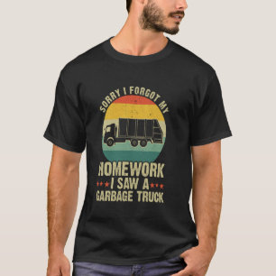 Camiseta Crianças e Crianças Reciclagens Lixo Lixo Rapaz