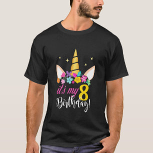 Camiseta Crianças É Meu Nascimento de 8 Anos