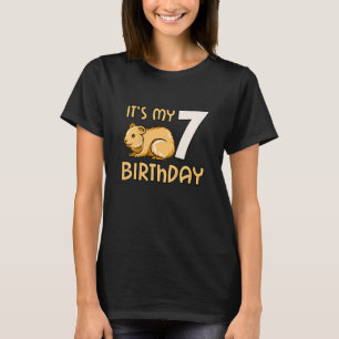 Camiseta Crianças É minha Festa de aniversário de 7 de Hams