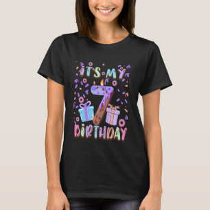 Camiseta Crianças É minha Rosquinha de Bolo de Aniversário 